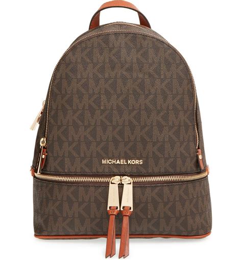 cheap mall rhea zip leather backpack michael michael kors|michael kors rhea zip.